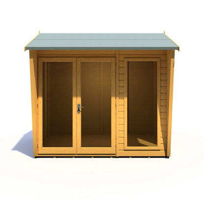 Shire Burghclere 7' 7" x 8' 2" Pent Summerhouse - Premium Dip Treated Shiplap