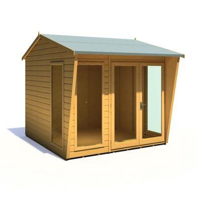 Shire Burghclere 7' 10" x 7' 10" Pent Summerhouse - Premium Dip Treated Shiplap