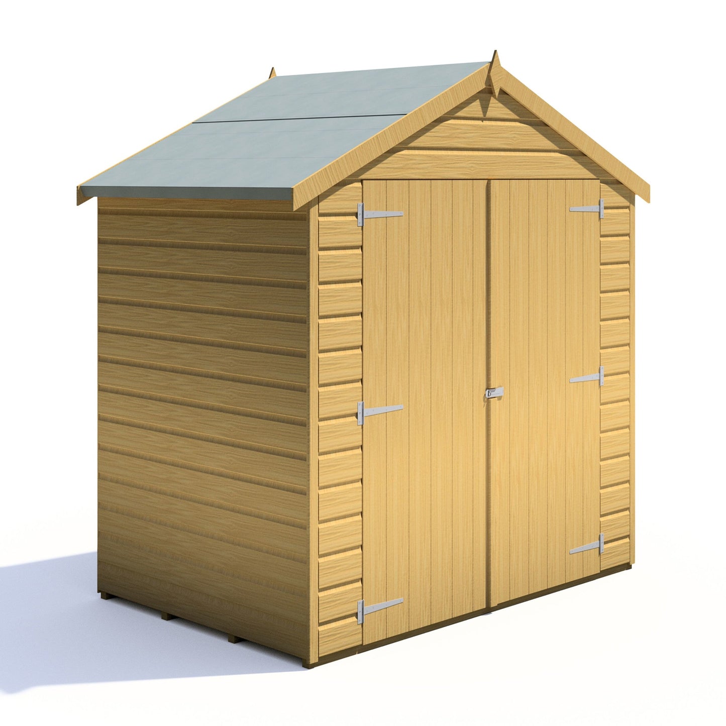 Shire Bute 6' x 4' 1" Apex Shed - Premium Dip Treated Shiplap