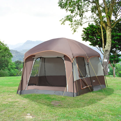 3-4 Man Two Room Camping Tent with Vestibule