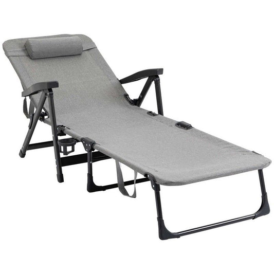 Outsunny Outsunny Folding Chaise Lounge Chair