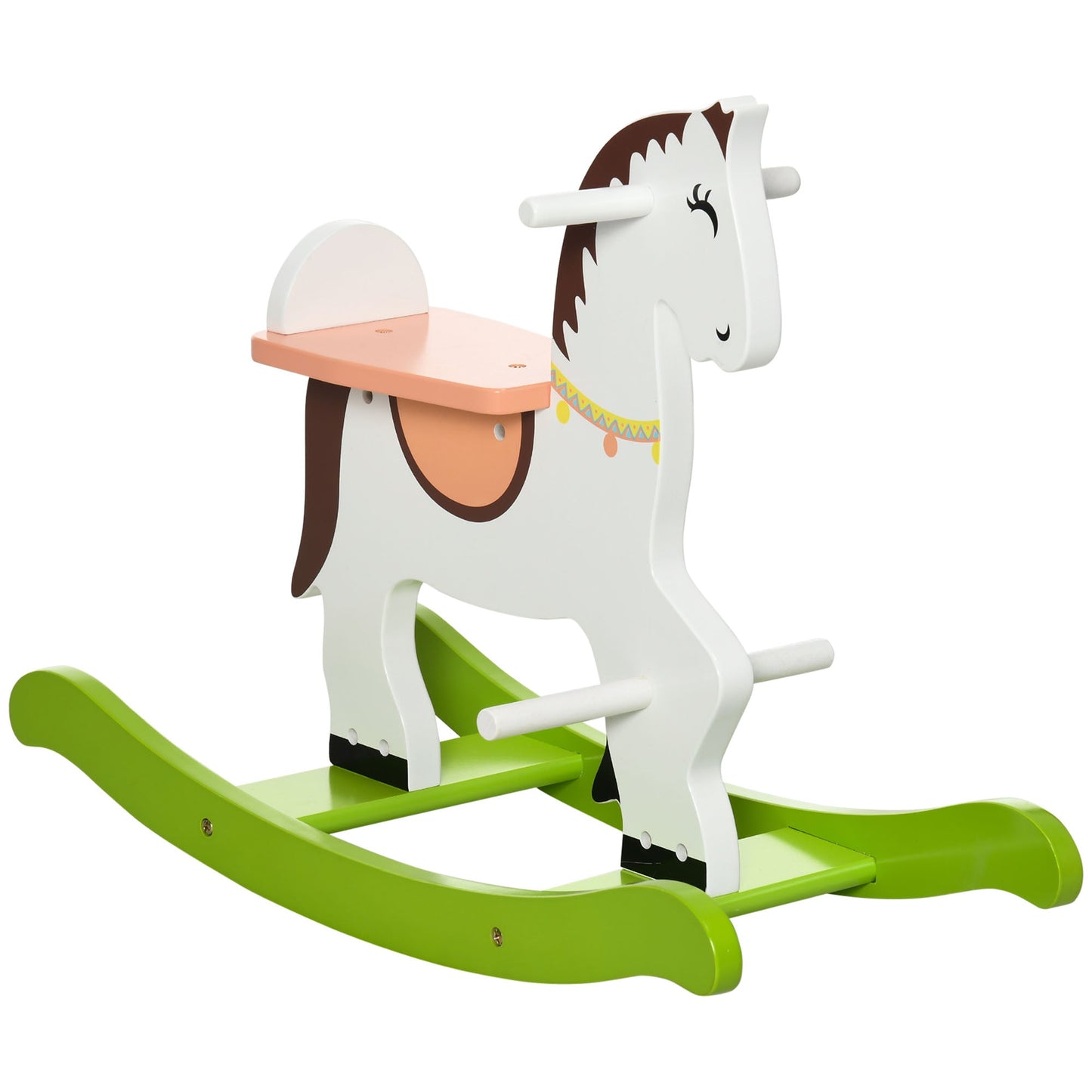 Rocking Horse Ride Toy with Handlebar Pedal