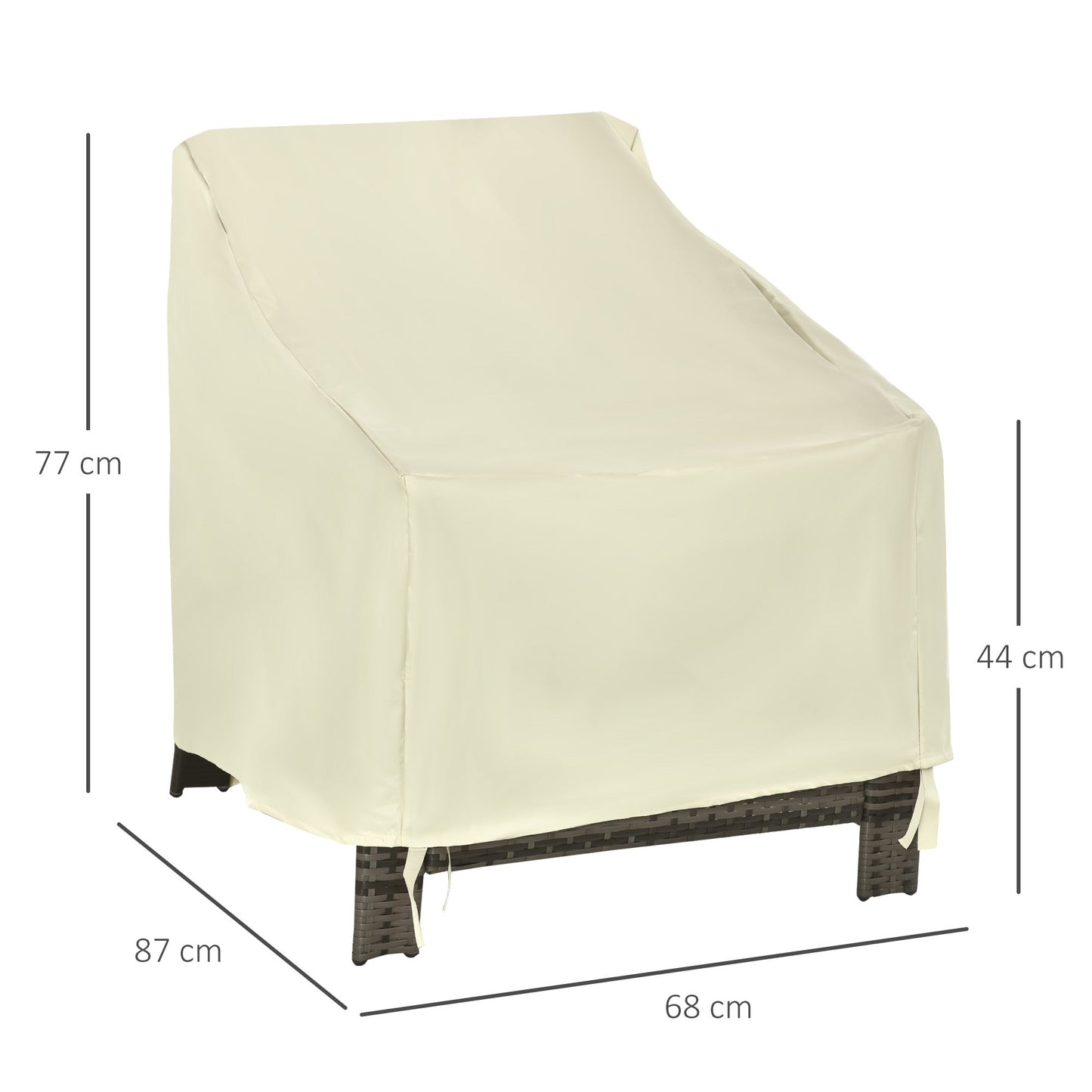 Waterproof Furniture Cover For Single Chair