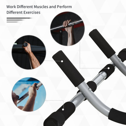 Pull-Up Bar for Doorway Home Fitness Door Horizontal Bar Indoor Gym Upper Body Workout