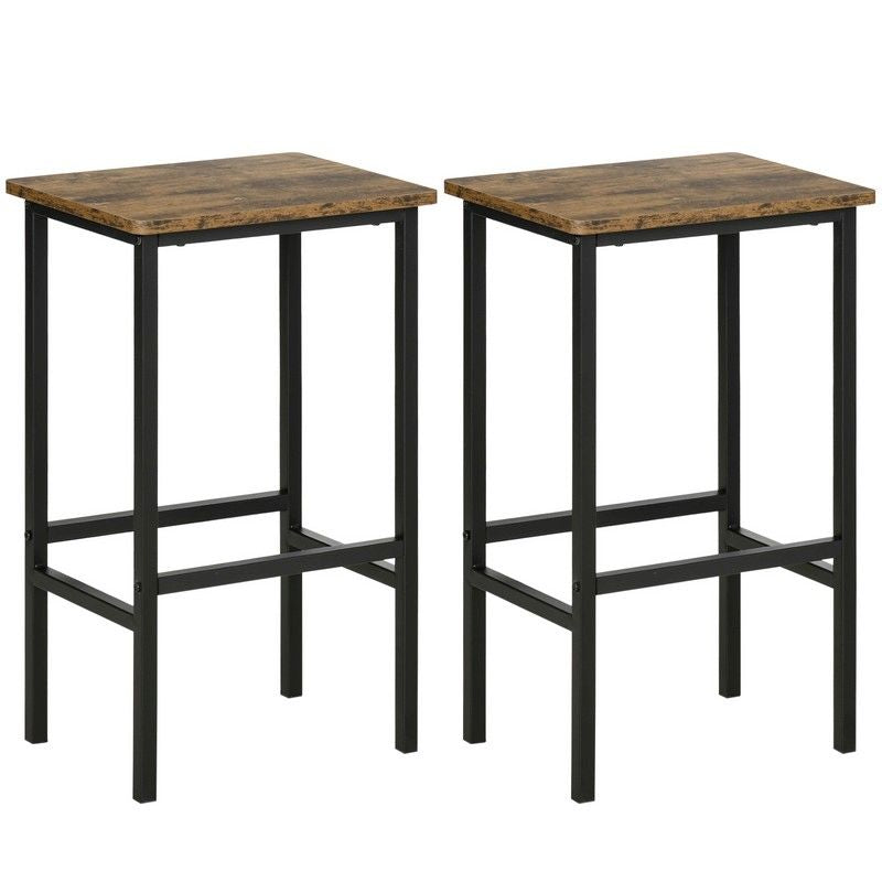 Homcom Homcom Industrial Bar Stools