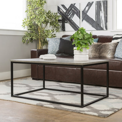 Norfolk Furniture Industrial Coffee Table Black And Grey