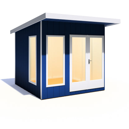 Shire Cali 8' 5" x 8' Pent Garden Office - Premium Wax Board