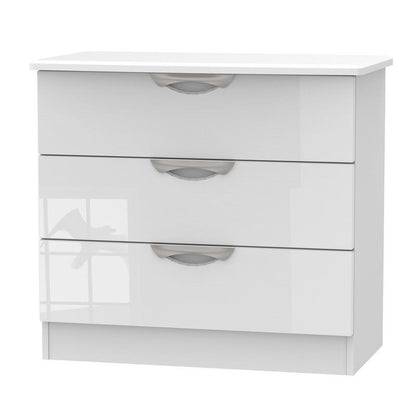 Swift Weybourne Chest of Drawers White 3 Drawers