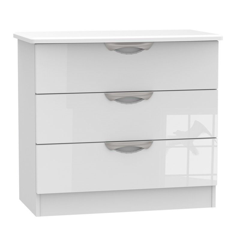 Swift Weybourne Chest of Drawers White 3 Drawers