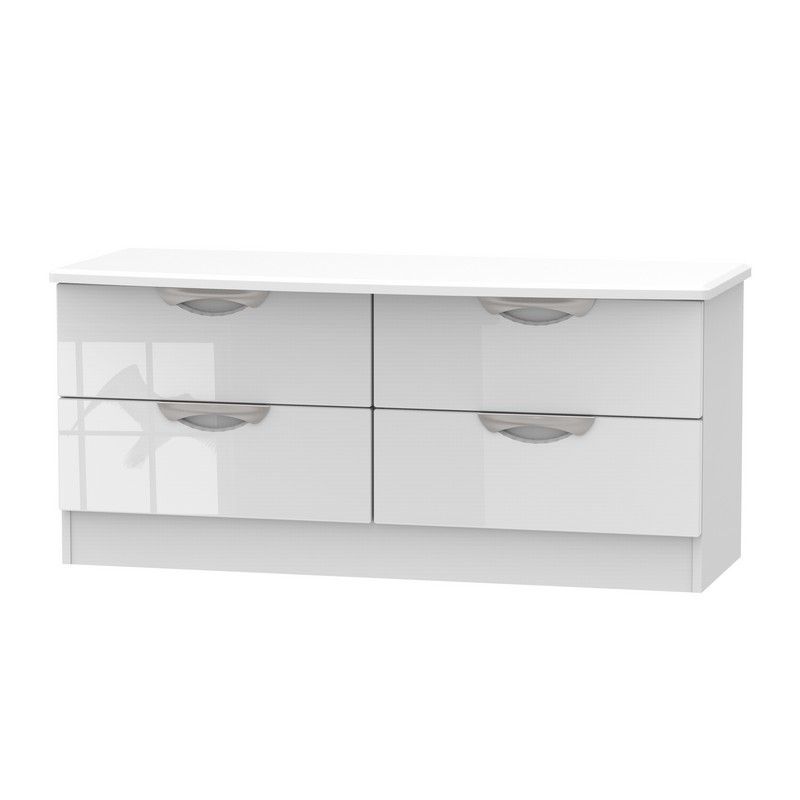 Swift Weybourne Large Chest of Drawers White 4 Drawers