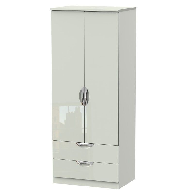 Swift Weybourne Tall Wardrobe Off-white 2 Doors 2 Drawers