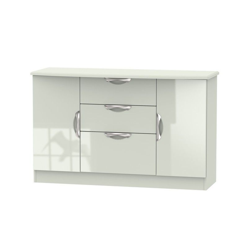 Swift Weybourne Large Cupboard Off-white 2 Doors 3 Drawers