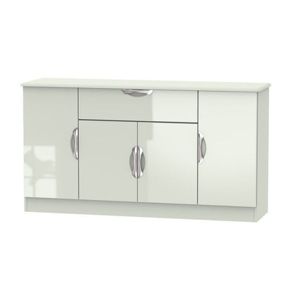 Swift Weybourne Large Sideboard White 4 Doors 1 Drawer