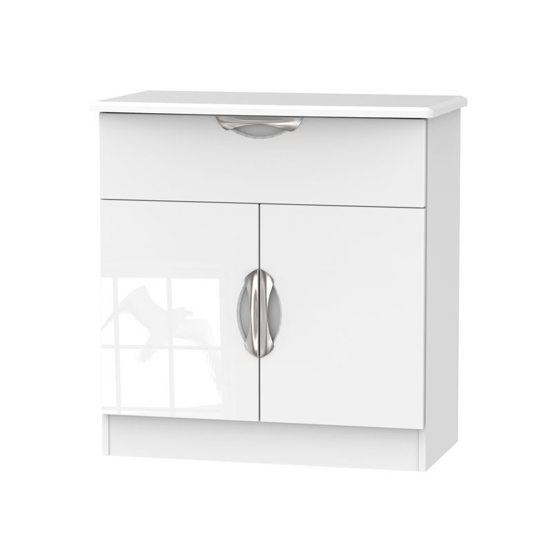 Swift Weybourne Sideboard White 2 Doors 1 Drawer