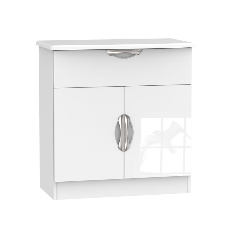 Swift Weybourne Sideboard White 2 Doors 1 Drawer