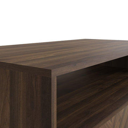 Catania Coffee Table Dark Brown 1 Shelf 4 Drawers