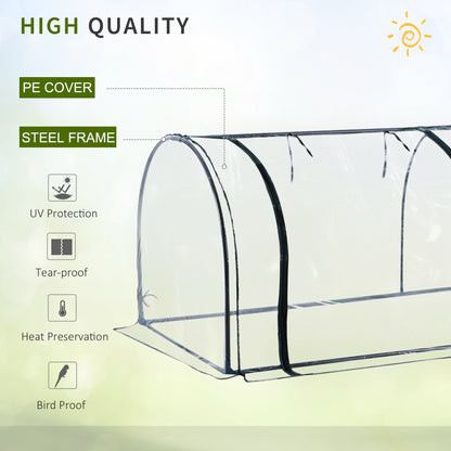 Portable Steel Frame Mini Greenhouse