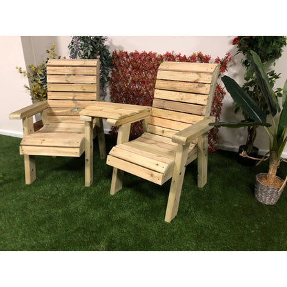 Croft Clover Garden Tete a Tete by Croft - 2 Seats