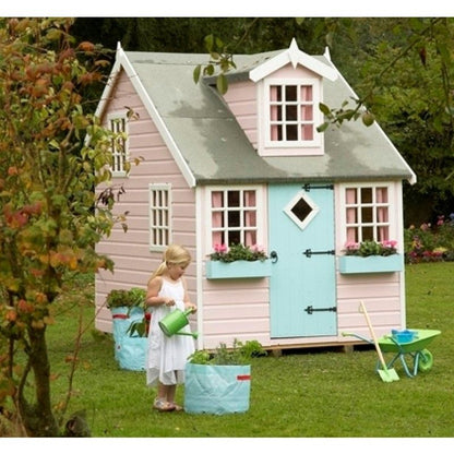 Shire Shire Enchanted 5' 10" x 7' 10" Dormer Children's Playhouse - Premium Dip Treated Shiplap