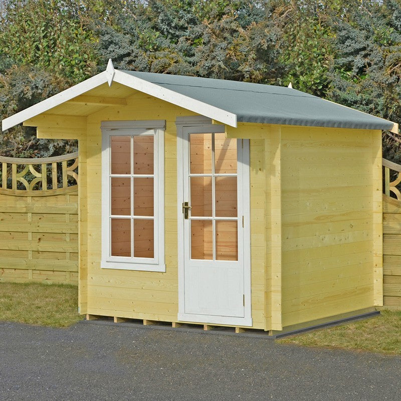 Shire Shire Crinan 9' x 9' Apex Log Cabin - Budget 19mm Cladding Tongue & Groove