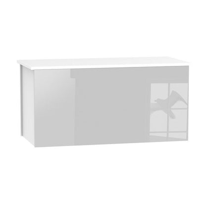 Swift Buxton Ottoman White & Grey 1 Door