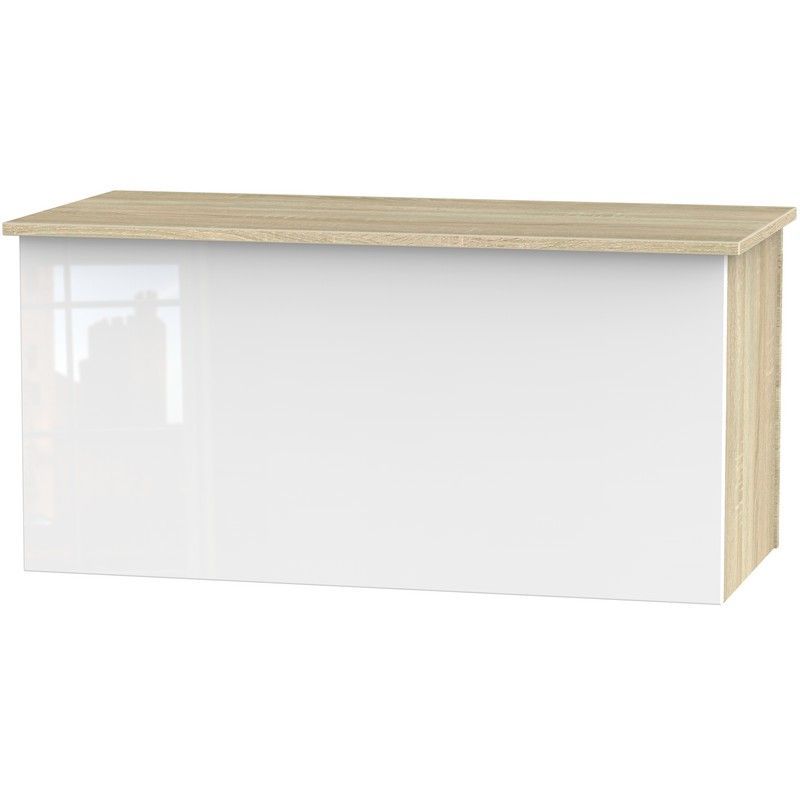 Swift Buxton Ottoman Natural & White 1 Door