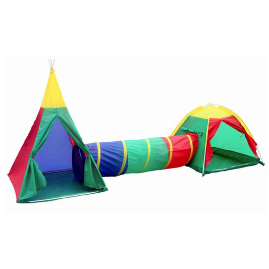 Wensum 3 In 1 Adventure Indoor Outdoor Tepee Play Tent Set