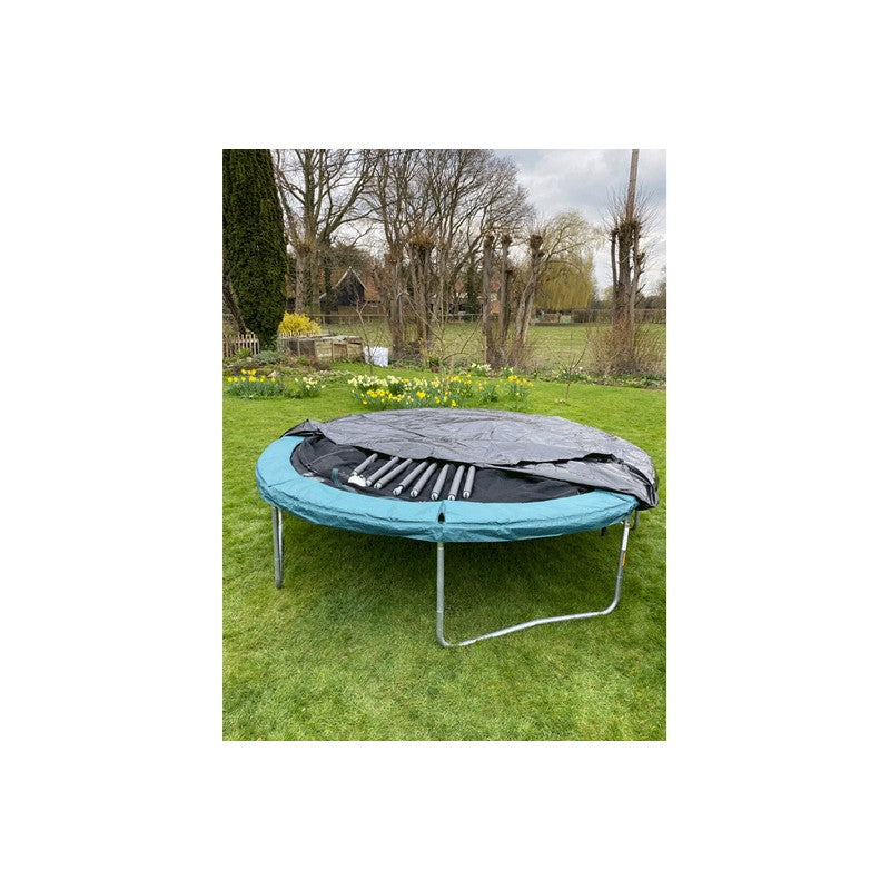 Jumpking 12 Foot Circular Trampoline Enclosure Cover for bed & pad