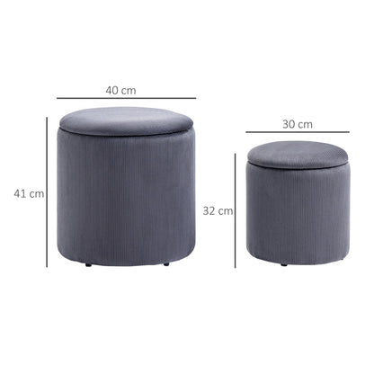 Modern Storage Ottoman with Removable Lid