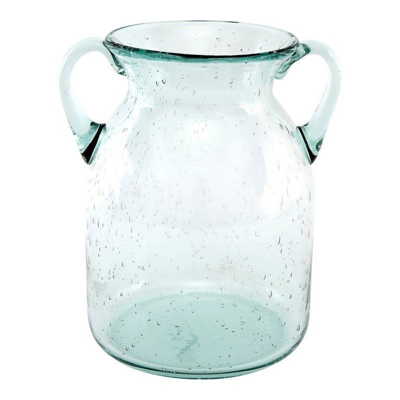 Scarthingwell Vase Glass with Bubble Pattern - 17cm