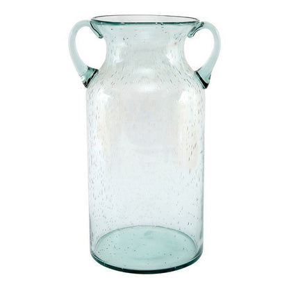 Scarthingwell Vase Glass with Bubble Pattern - 25cm