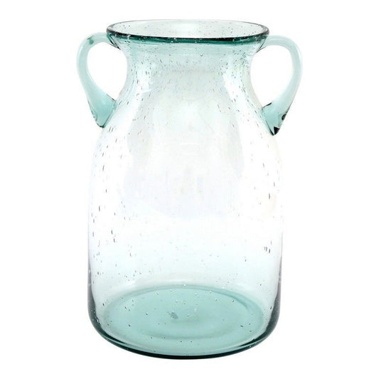 Scarthingwell Vase Glass with Bubble Pattern - 28cm