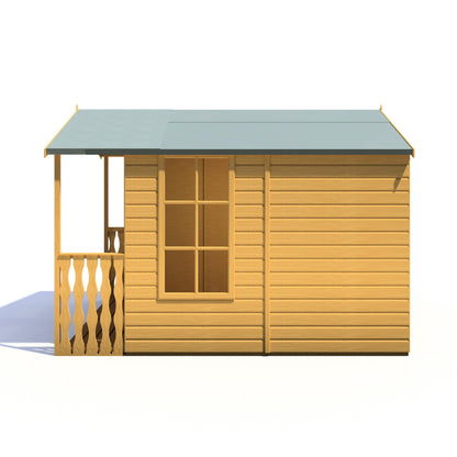 Shire Delmora 10' x 8' 6" Apex Summerhouse - Premium Dip Treated Shiplap