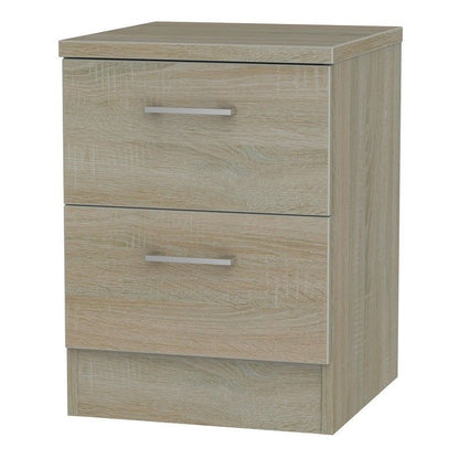 Swift Elmsett Slim Chest of Drawers Brown 2 Drawers