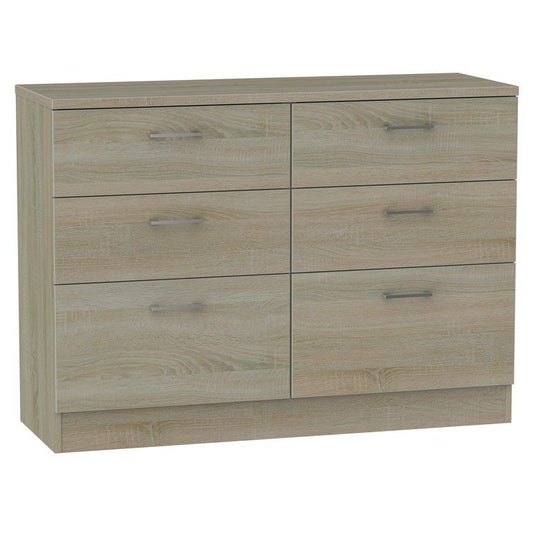 Swift Elmsett Large Chest of Drawers Brown 6 Drawers