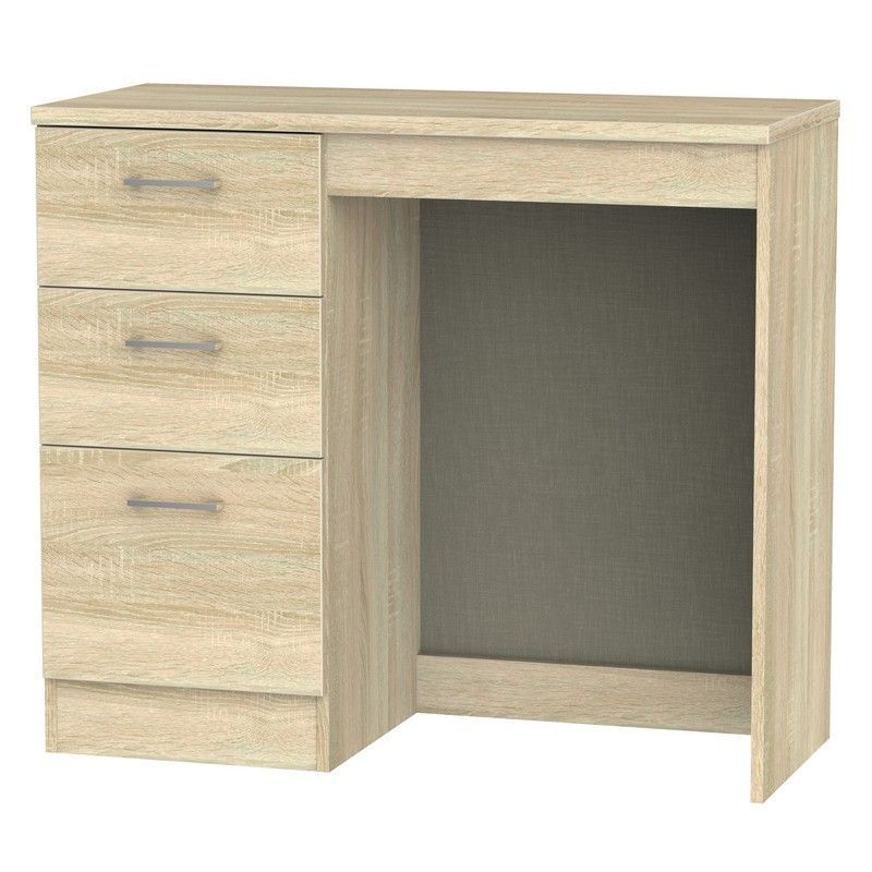 Swift Elmsett Desk Natural 3 Drawers