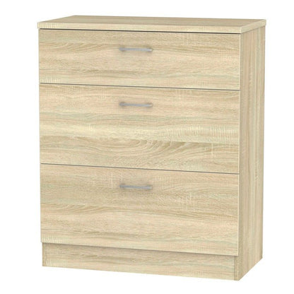 Swift Elmsett Chest of Drawers Natural 3 Drawers