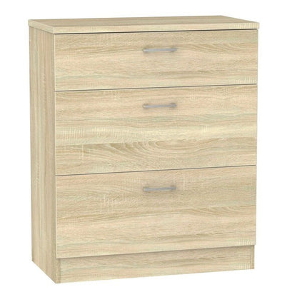 Swift Elmsett Chest of Drawers Natural 3 Drawers