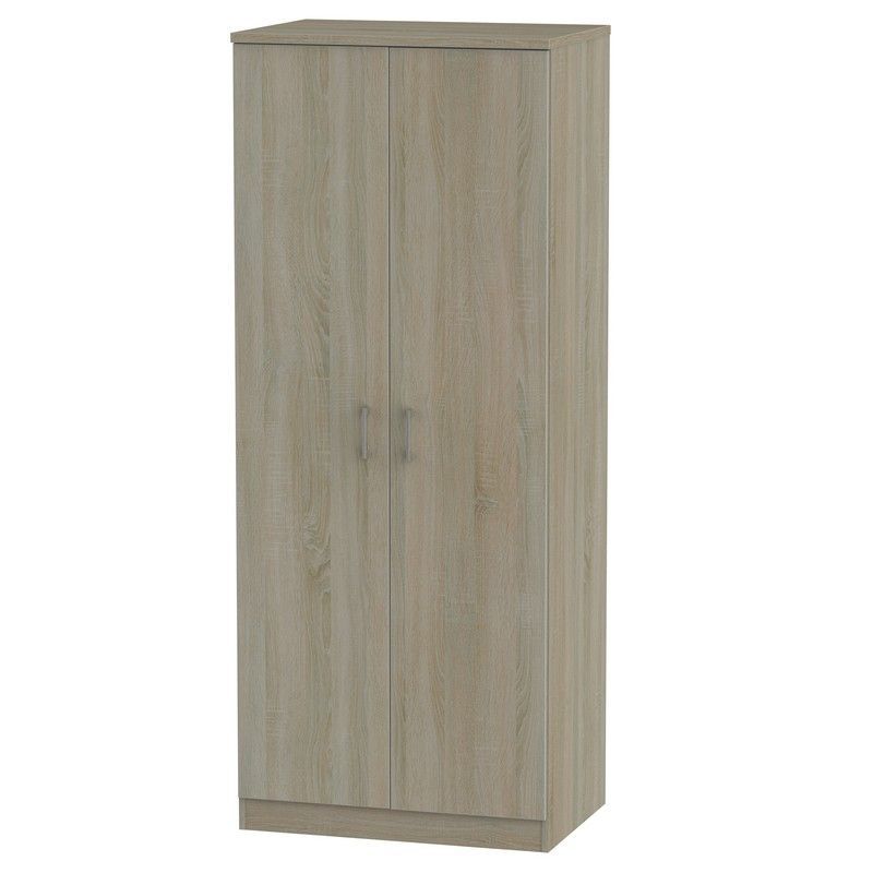 Swift Elmsett Tall Wardrobe Brown 2 Doors