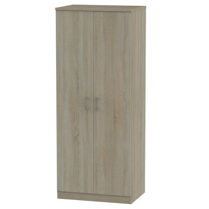 Swift Elmsett Tall Wardrobe Brown 2 Doors