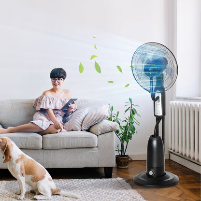 Homcom 2.8 Litre Water Mist Fan With Remote