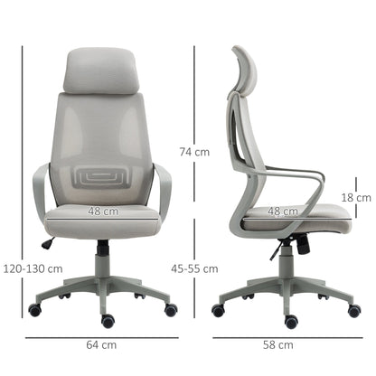 Vinsetto Ergonomic Office Chair w/ Wheel