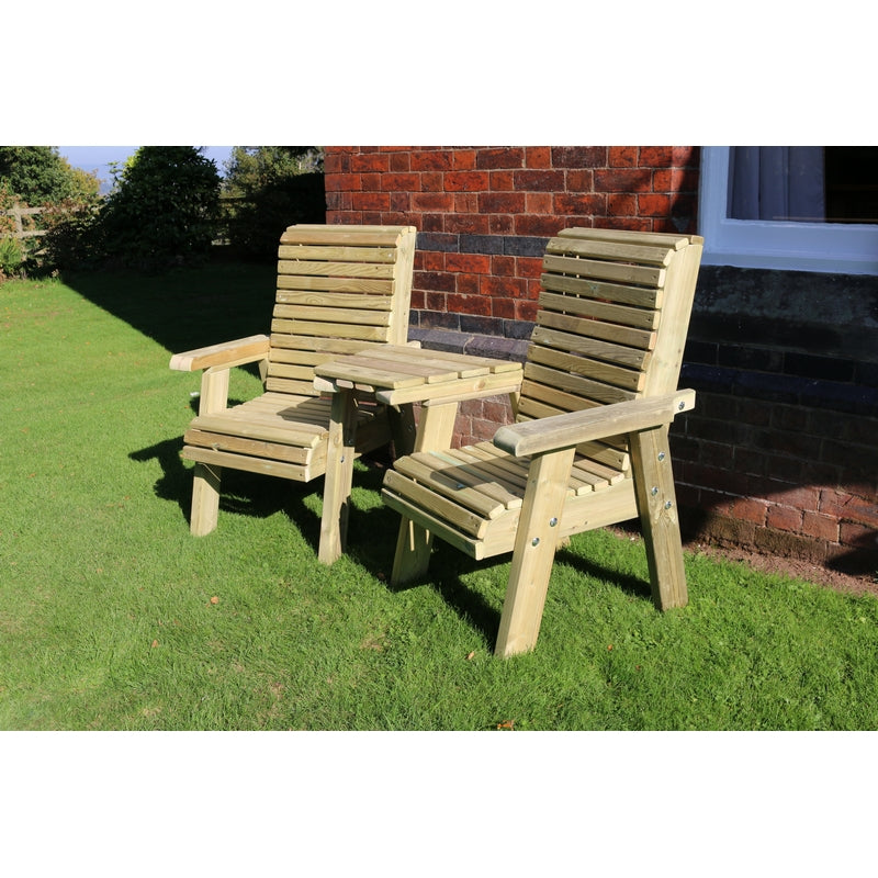 Croft Ergo Garden Tete a Tete by Croft - 2 Seats