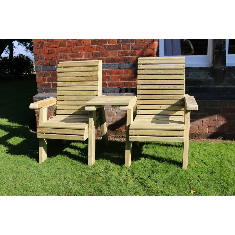 Croft Ergo Garden Tete a Tete by Croft - 2 Seats