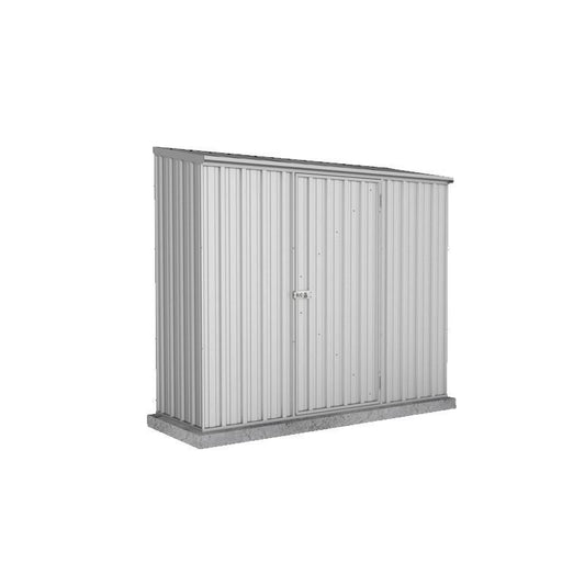 Absco Absco Space Saver 7' 4" x 2' 6" Pent Shed Steel Zinc - Classic