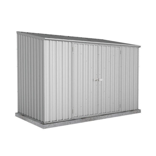 Absco Absco Space Saver 9' 10" x 4' 11" Pent Shed Steel Zinc - Classic