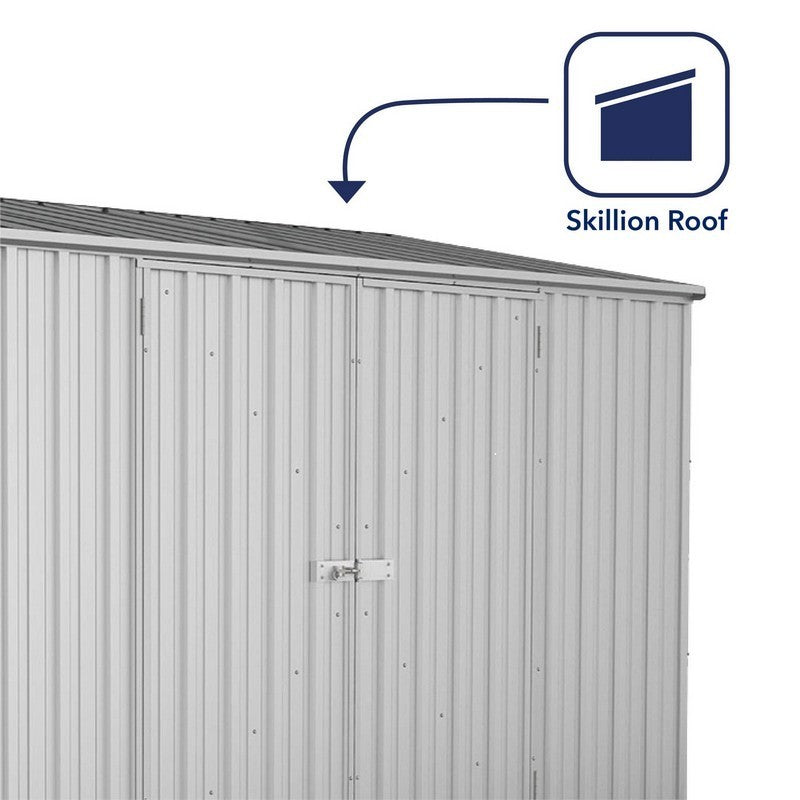 Absco Absco Space Saver 9' 10" x 4' 11" Pent Shed Steel Zinc - Classic