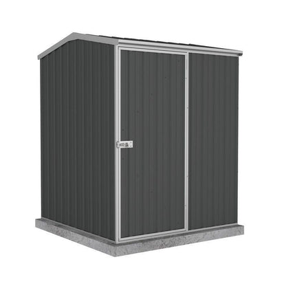 Absco Absco Premier 4' 11" x 4' 11" Apex Shed Steel Monument Grey - Classic