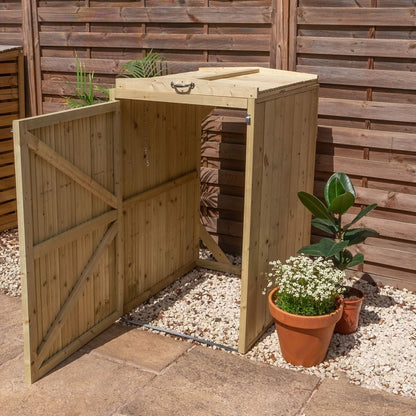 Mercia Mercia 2' 3" x 2' 7" Flat Bin Store - Premium Pressure Treated Slatted