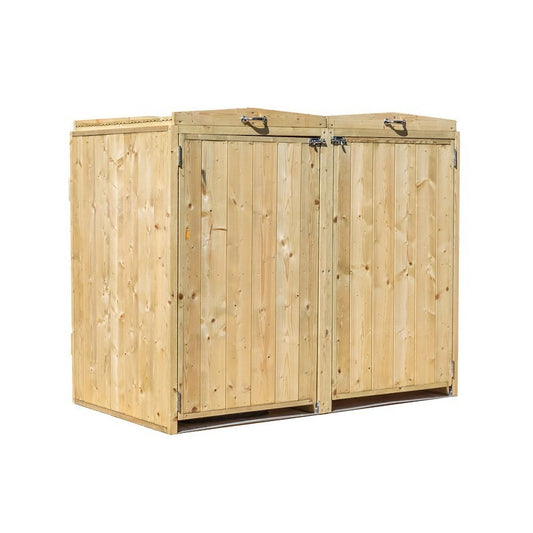 Mercia Mercia 4' 7" x 2' 7" Flat Bin Store - Premium Pressure Treated Slatted